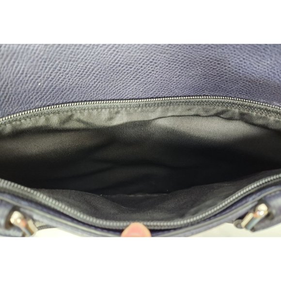 Coach Metropolitan Leather Briefcase In Dark Denim - Picture 4 of 7